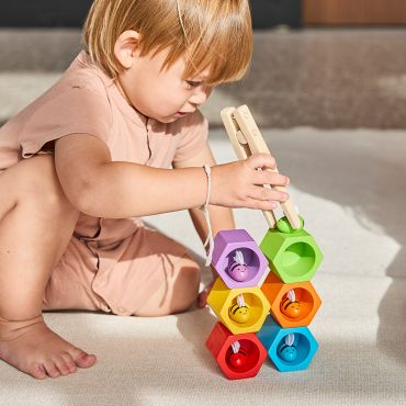 PLAN TOYS 彩虹蜜蜂找窩趣