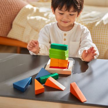 PlanToys 方形的等分練習