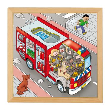 educo消防車透視拼圖