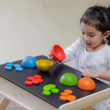 PlanToys 色彩分裝數數杯