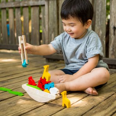 PLAN TOYS 動物航海夾夾樂