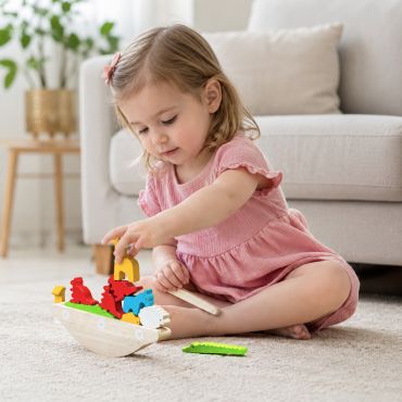PLAN TOYS 動物航海夾夾樂