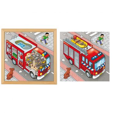 educo消防車透視拼圖