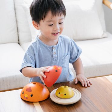 PLAN TOYS 小雞一家疊疊屋