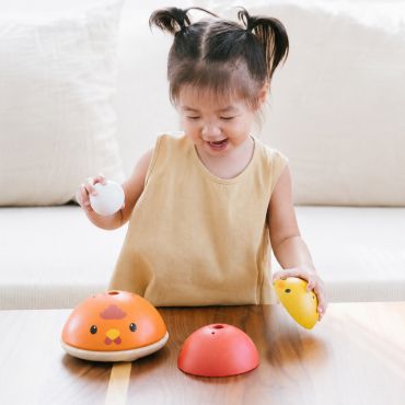 PLAN TOYS 小雞一家疊疊屋