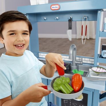 little tikes 透視烤箱專業廚房