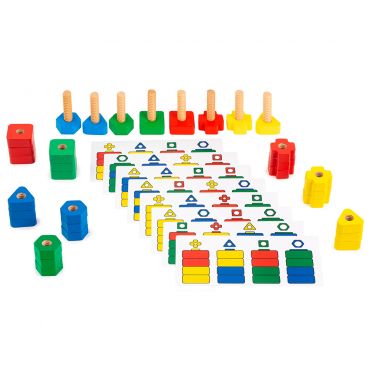 Toys for Life 木製螺絲排序遊戲