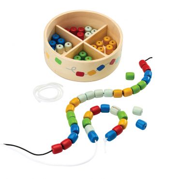 PLAN TOYS 彩色串珠操作盒