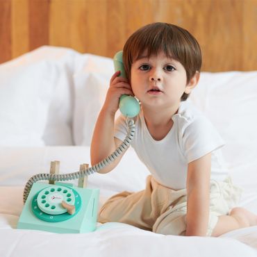 Classic World木製電話復古經典款