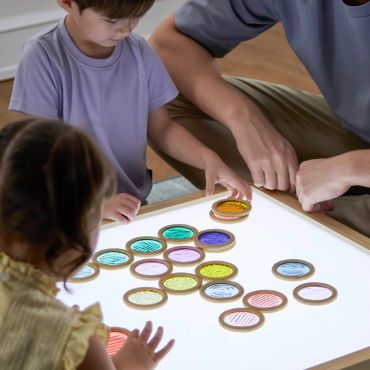 guidecraft 透色光影配對組