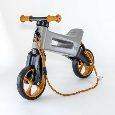 FW Rider 兒童運動滑步車-金屬灰-全配版