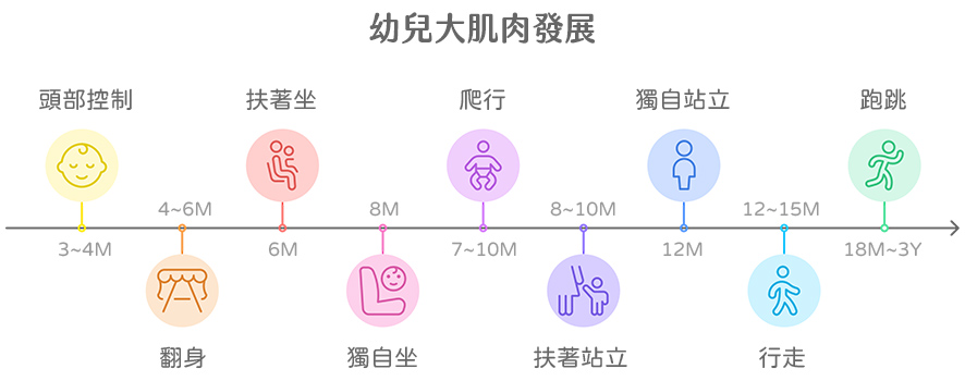 幼兒大肌肉發展圖